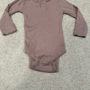 Jamie Kay Brown Ribbed Bodysuit One Piece